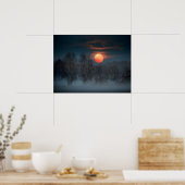 Scalenghe in Piemont, Italien Poster (Küche)