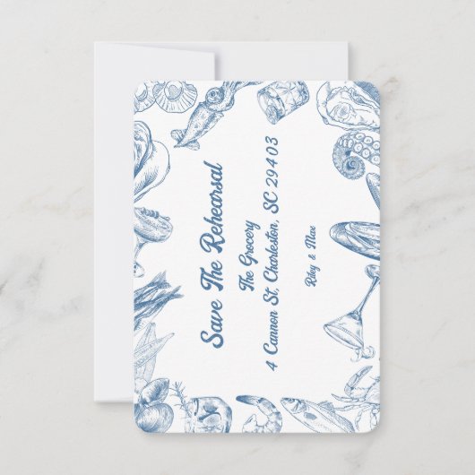 Scales and Shells - Save the Rehearsal Dankeskarte (Vorderseite)