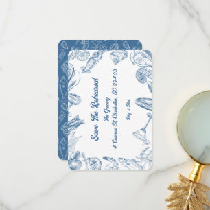 Scales and Shells - Save the Rehearsal Dankeskarte