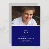 Scales Law in Tinte Abschluss Einladung (Vorne/Hinten)