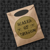 Scales of Dragon Witch's Potion Label Geschenktütchen