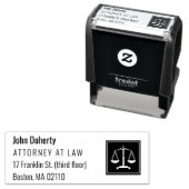 Scales of Justice | Law Office Permastempel (Beispiel)