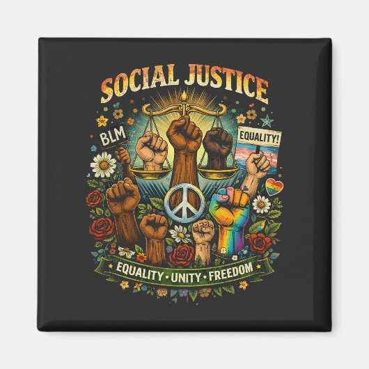 Scales of Justice Magnet (Vorne)