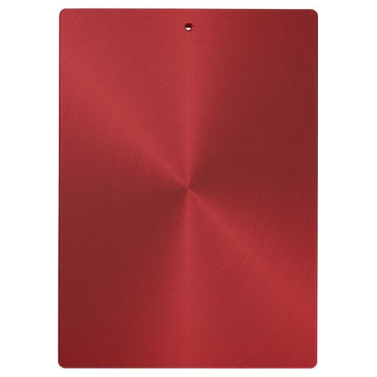 Scales of Justice - Monogram Black and Red Klemmbrett (Rückseite)