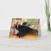 Scales spielen, Malen von Carl Larsson Karte (Vorderseite)