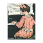 Scales von Jessie Willcox Smith, Piano Music Girl