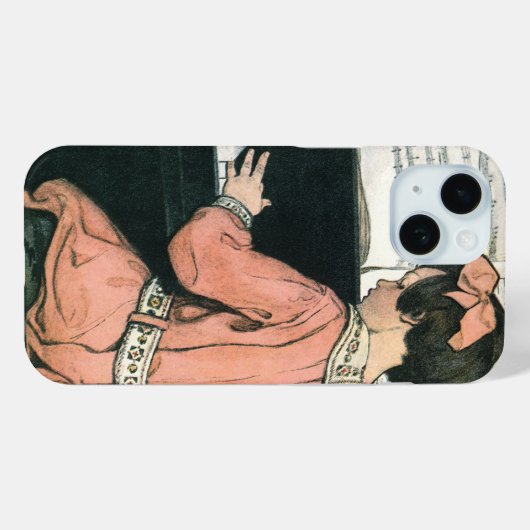Scales von Jessie Willcox Smith, Piano Music Girl Case-Mate iPhone Hülle (Rückseite (Horizontal))