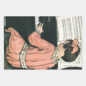 Scales von Jessie Willcox Smith, Piano Music Girl Geschenkpapier Set (Vorderseite)