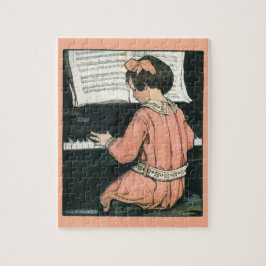 Scales von Jessie Willcox Smith, Piano Music Girl Puzzle