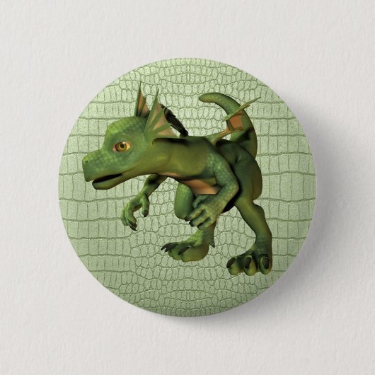 Scaley Drache-Knopf Button (Vorderseite)
