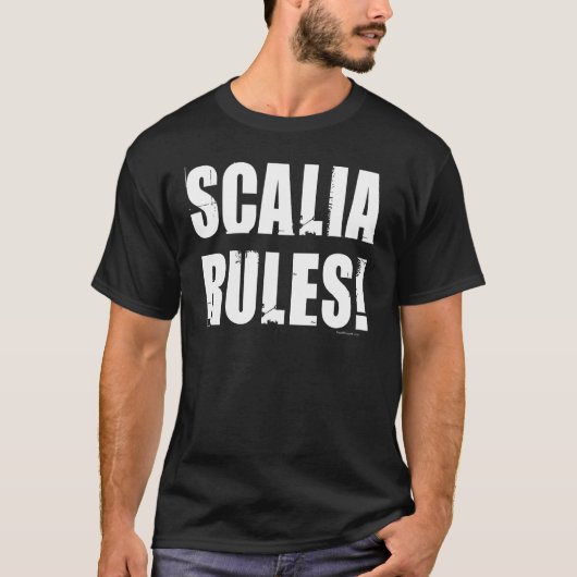 Scalia Regeln T-Shirt (Vorderseite)
