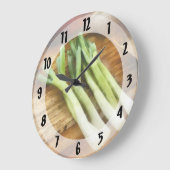 Scallions Große Wanduhr (Winkel)
