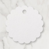 Scallop Foil Favor Tags (Rückseite)