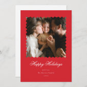 Scallop Foto Feiertagskarte (Vorne/Hinten)