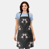 "Scallop Garden" Schürze (Getragen)