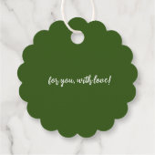 Scallop Gnome-Geschenkmarke Geschenkanhänger (Rückseite)