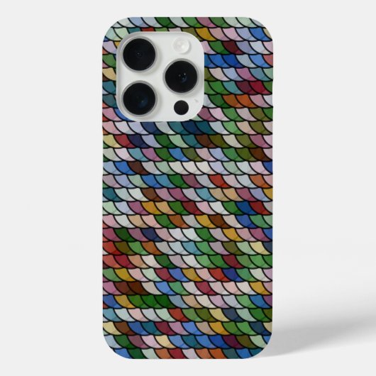 Scallop Mosaikmuster Case-Mate iPhone Hülle (Rückseite)