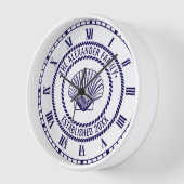 Scallop-Muschel #3 Familienname Datum des Rope Fra Uhr (Winkel)