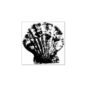 Scallop-Muschel-Briefmarke Gummistempel (Prägung)