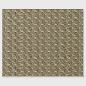 Scallop Muschel Camino de Santiago Wrapping Paper Geschenkpapier (Flach)