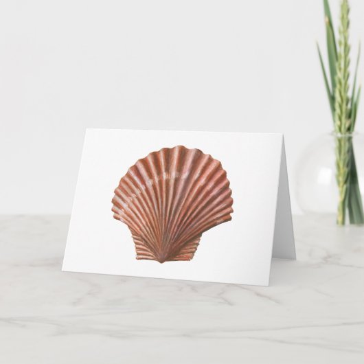Scallop-Muschel Dankeskarte (Vorderseite)