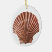 Scallop-Muschel Keramik Ornament (Rechts)