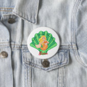 Scallop Muschel Mermaid Button (Beispiel)