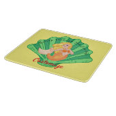 Scallop Muschel Mermaid Thunder_Cove   Schneidebrett (Ecke)