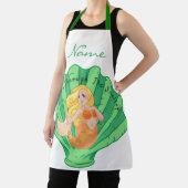 Scallop Muschel Mermaid Thunder_Cove  Schürze (InSitu)