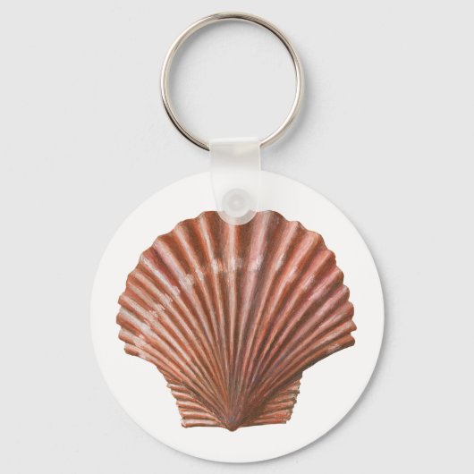 Scallop-Muschel Schlüsselanhänger (Vorderseite)