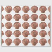 Scallop-Muscheln Geschenkpapier (Flach)
