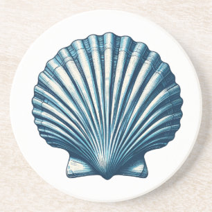 Scallop Nautischer Untersetzer