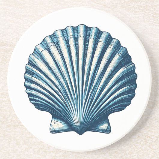 Scallop Nautischer Untersetzer (Vorne)