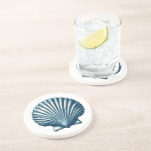 Scallop Nautischer Untersetzer (Seite)