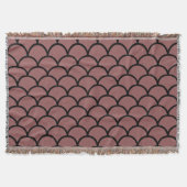 Scallop Pattern Throw Blanket Decke (Vorderseite)