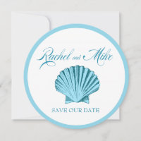 Scallop Seashell Beach Wedding | Minzblau