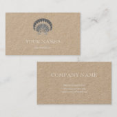 SCALLOP SEASHELL SEE- UND OZEAN-GESCHÄFTSKARTE VISITENKARTE (Vorne/Hinten)