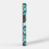 Scallop Seashell Summer Ocean Damask Beach Pattern iPhone Hülle (Rechte Seite)
