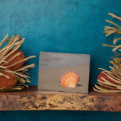 Scallop Shell | Crete, Greece Fotoplatte (Seite)