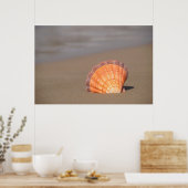 Scallop Shell | Crete, Greece Poster (Küche)