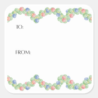 Scallop Shell Gift Sticker