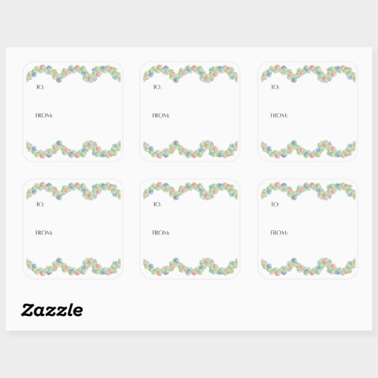 Scallop Shell Gift Sticker (Blatt)