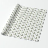 Scallop Shell Trees and Boughs Wrapping Paper Geschenkpapier (Ungerollt)