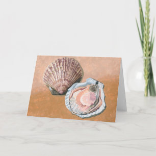 Scallop Stillleben Dankeskarte