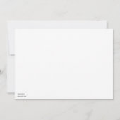 Scallop Stillleben Einladung (Rückseite)