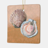 Scallop Stillleben Keramikornament (Links)