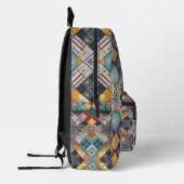 Scalloped Diamond Bedruckter Rucksack (Links)