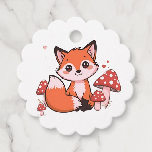 Scalloped Favor Tags Geschenkanhänger (Vorderseite)