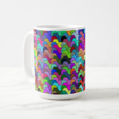 Scalloped Hexagons 15oz Tasse (Vorderseite Links)