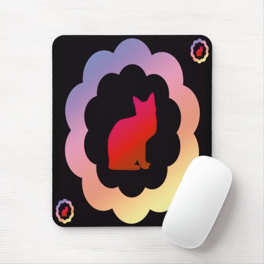 Scalloped Kitty - Mousepad (Mit Mouse)